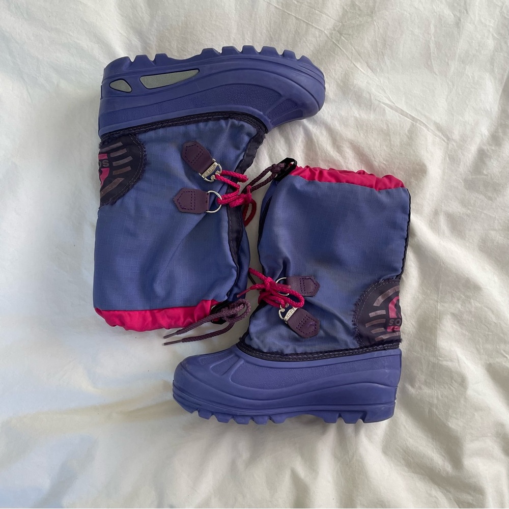 Sorel Kids Boots - Purple and Pink